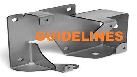 10 safety rules for sheet metal|sheet metal basic design guidelines.